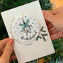 Mr And Mrs Christmas Card And Christmas Tree Decoration, thumbnail 1 of 5