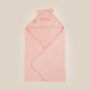 Personalised Large Pink Hooded Bath Towel, thumbnail 1 of 4