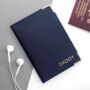 Personalised Premium Leather Passport Cover, thumbnail 8 of 8