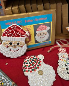 Father Christmas Mosaic Craft Kit, 3 of 5