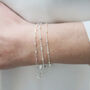 Everyday Sterling Silver Chain Bracelet, thumbnail 2 of 5