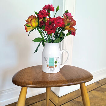 Personalised New Home Flower Jug, 5 of 5