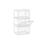 Three Stackable Clear Plastic Shoe Boxes Organisers, thumbnail 5 of 7