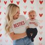 Bestie Bold Matching Baby Or T Shirt Set, thumbnail 2 of 3