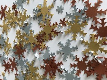 Frozen Or Copper Snowflake Christmas Table Confetti, 5 of 7
