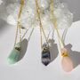 Gemstone Perfume Bottle Pendant Necklace, thumbnail 1 of 8