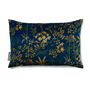 Luxury Super Soft Velvet Cushion Rainforest Blue, thumbnail 2 of 2