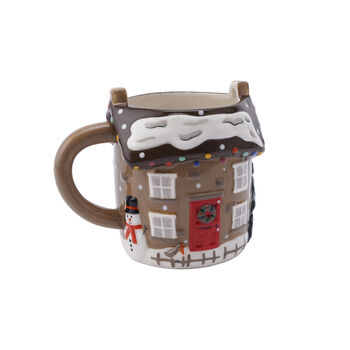 Christmas House Festive Snack Mug With Gift Box, 4 of 7
