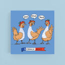 Three French Hens Christmas Cards By Cardinky | notonthehighstreet.com