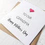 Personalised Mother's Day Card For Mum Or Grandma, thumbnail 2 of 3