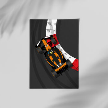 Lando Norris From Above Print, 2 of 4