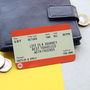 Personalised Friendship Train Ticket Keepsake, thumbnail 3 of 3