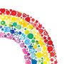 Personalised Rainbow Button Print, thumbnail 4 of 4