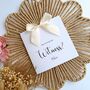 Witness Proposal Card, Handmade Bow Proposal Card, Classy Wedding Proposal Card, thumbnail 1 of 4