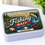 Personalised Vintage Fishing Bate Tackle Tin, thumbnail 1 of 3