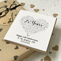 Personalised 25th Silver Wedding Anniversary Card, thumbnail 1 of 4