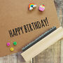Happy Birthday Rubber Stamp, thumbnail 1 of 4