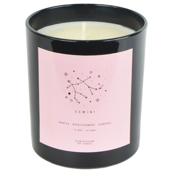 Black And Pink Zodiac Constellation Candle, 3 of 7