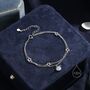 Double Layer Planet And Star Bracelet Sterling Silver, thumbnail 4 of 12