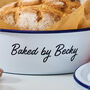 Personalised Enamel Baking Tin, thumbnail 3 of 4