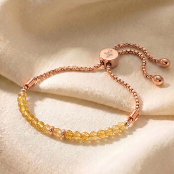 November Birthstone Citrine Bracelet, 4 of 7