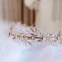 Gold Swarovski Crystal Crown, thumbnail 4 of 4