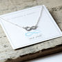 Infinity Symbol Sterling Silver Necklace, thumbnail 2 of 8