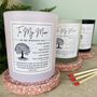 Personalised Mother Of The Bride Wedding Day Candle, thumbnail 1 of 11