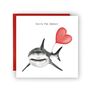 You're Fin Tastic Shark Greeting Card, thumbnail 1 of 4