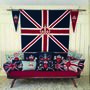 Union Jack Coronation Throw And Wall Hanging In Wool, thumbnail 1 of 3