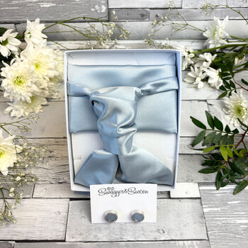 Dusty Blue Wedding Set, 7 of 9