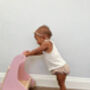 Personalised Wooden Pastel Pink Activity Walker Toy, thumbnail 4 of 10