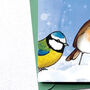 Seasons Tweetings Christmas Garden Birds Pun Card, thumbnail 2 of 5