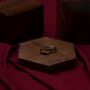 Rectangle Onyx Stone Ring, Engraved Rings, thumbnail 5 of 10