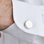 Monogram Personalised Button Cover Cufflinks, thumbnail 2 of 12