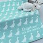 Personalised Knitted Duck Baby Blanket, thumbnail 7 of 12
