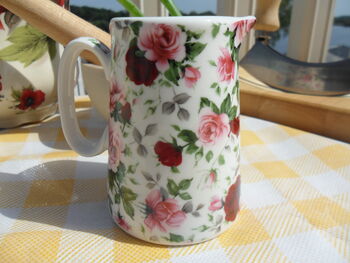 Cream Jug In Ditsy Summertime Rose Chintz Design, 5 of 8