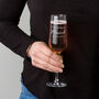 Personalised Engraved Bride And Groom Champagne Flutes Pair, thumbnail 2 of 6