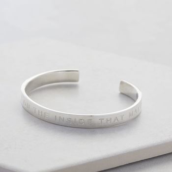 Sterling Silver Message Bangles, 6 of 8