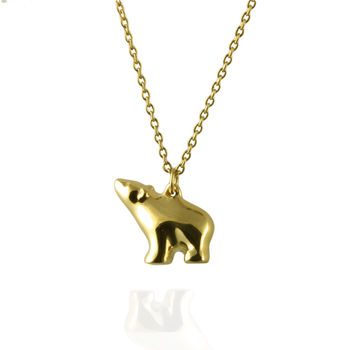 Personalised Tiny Polar Bear Necklace, 8 of 11