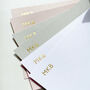 Gold Foiled Personalised Notecard Set, thumbnail 5 of 6
