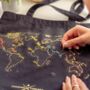 Stitch Your Travels Canvas Tote Bag Diy Kit, thumbnail 3 of 12