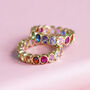 Multi Coloured Ovals Gemstone Ring, thumbnail 1 of 5