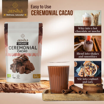 Organic Ceremonial Grade Cacao Paste 200g UK Certififed Organic By Soil Association, 9 of 10