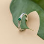 Lalita Green Onyx Midi Ring Or Toe Ring, thumbnail 2 of 10