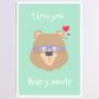 Personalised Loving Bear Card, thumbnail 5 of 9