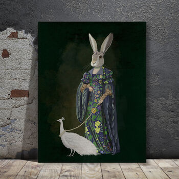 Ophelia Dolton And White Peacock Ltd Edition Rabbit, 5 of 7