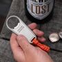 Personalised Bottle Opener Machined From Solid Metal, thumbnail 5 of 6