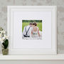 Bespoke White Picture Frame With Embellished Trim, thumbnail 1 of 7