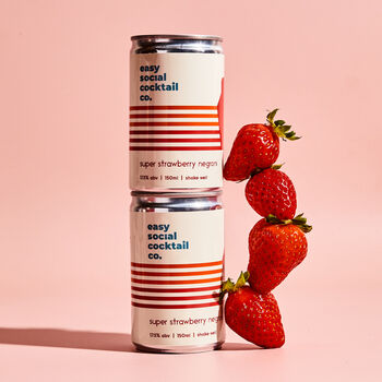 'super strawberry negroni' Cocktail Cans, 2 of 8